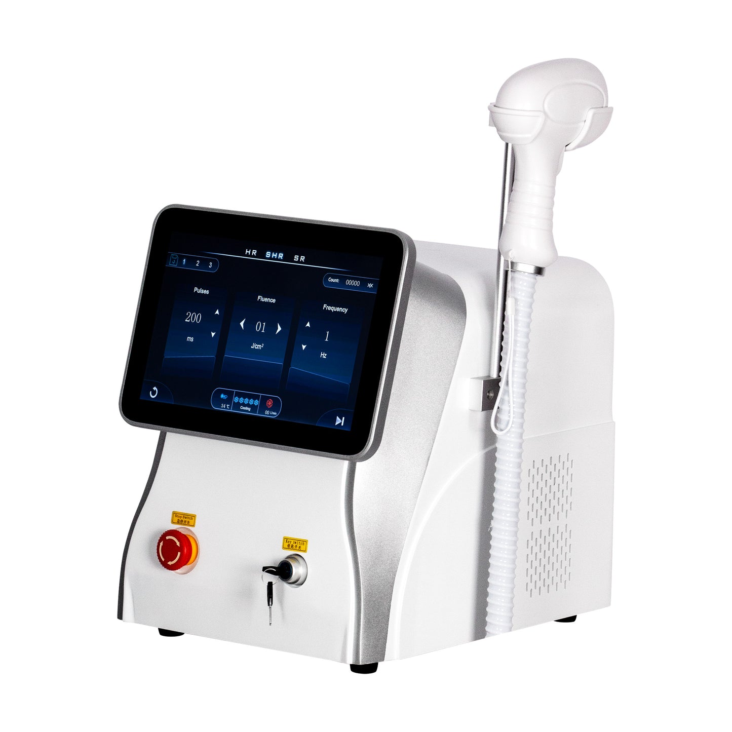 3 Wavelengths Diode Alexandrite Laser Hair Removal Machine